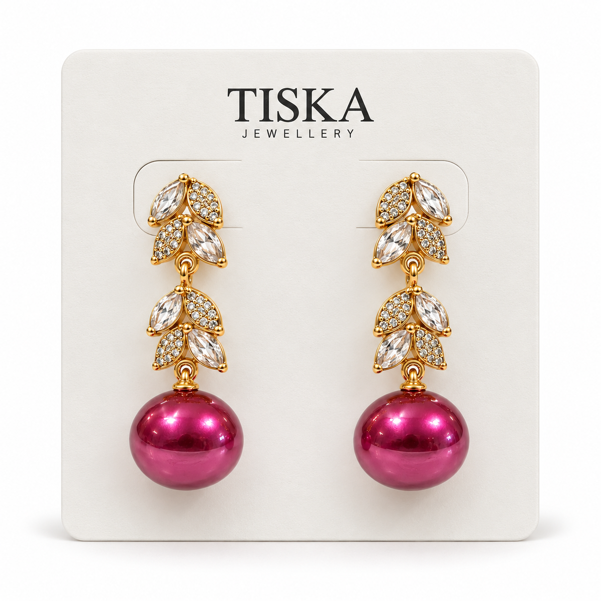 Rosalie Pearl Drop Earrings