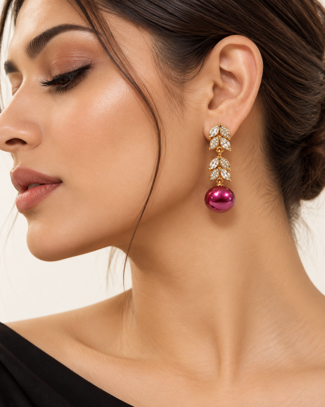 Rosalie Pearl Drop Earrings