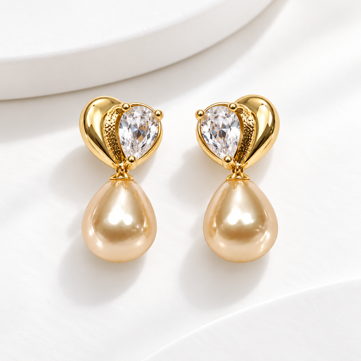 Camille Pearl Drop Earrings