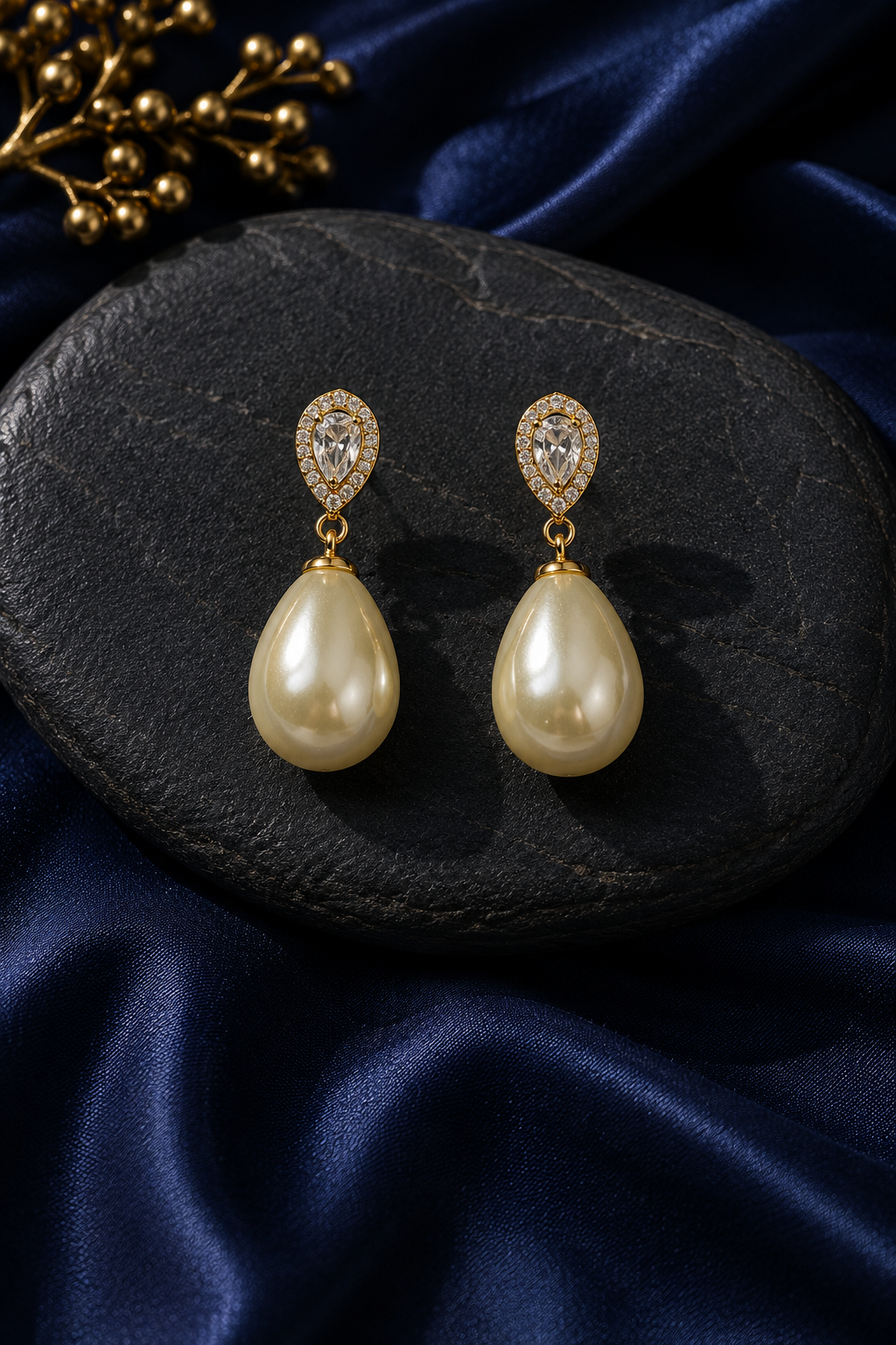 Pearl Drop Elegance Earrings