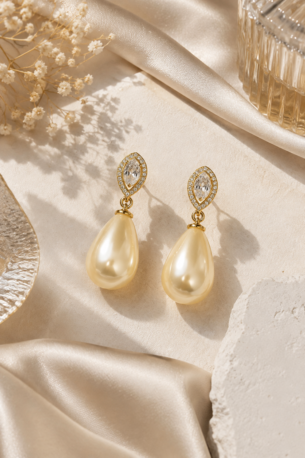 Pearl Drop Elegance Earrings