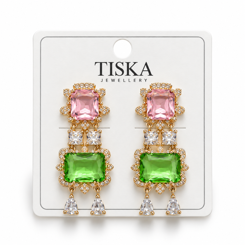 Aurora Luxe Crystal Drop Earrings | Swarovski