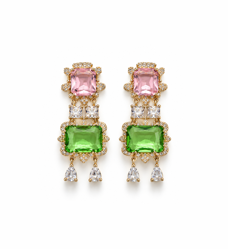 Aurora Luxe Crystal Drop Earrings | Swarovski