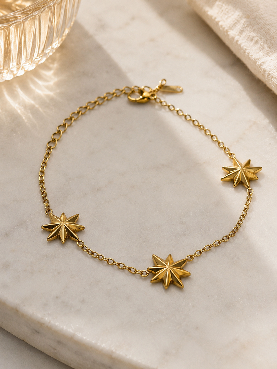 Celestial Star Bracelet (Anti-Tarnish)