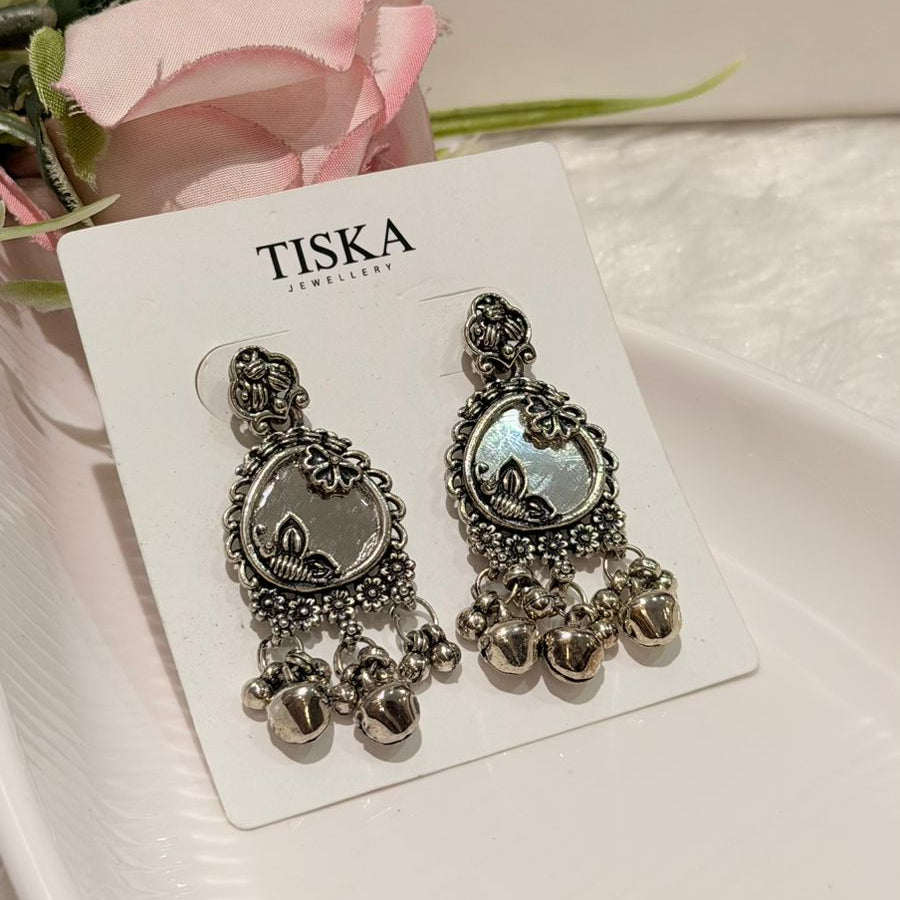 DeepJyot Oxidised Earrings