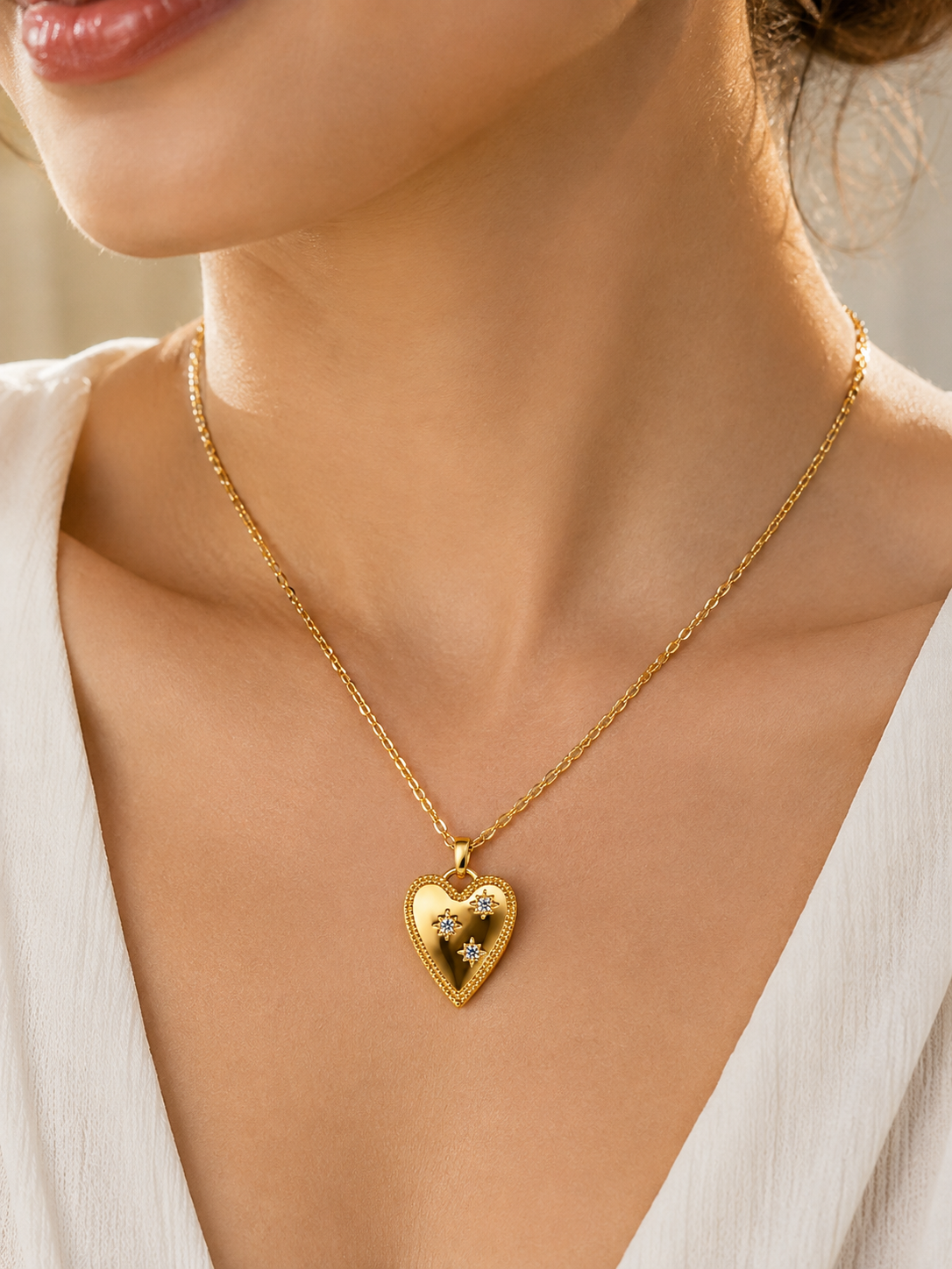 Starlit Heart Necklace