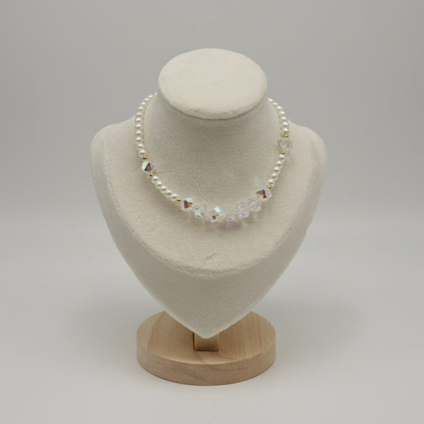Pearl & Crystal Statement Necklace