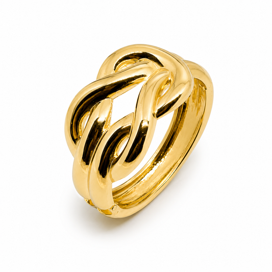 Aurora Knot Luxe Bangle Kada Bracelet