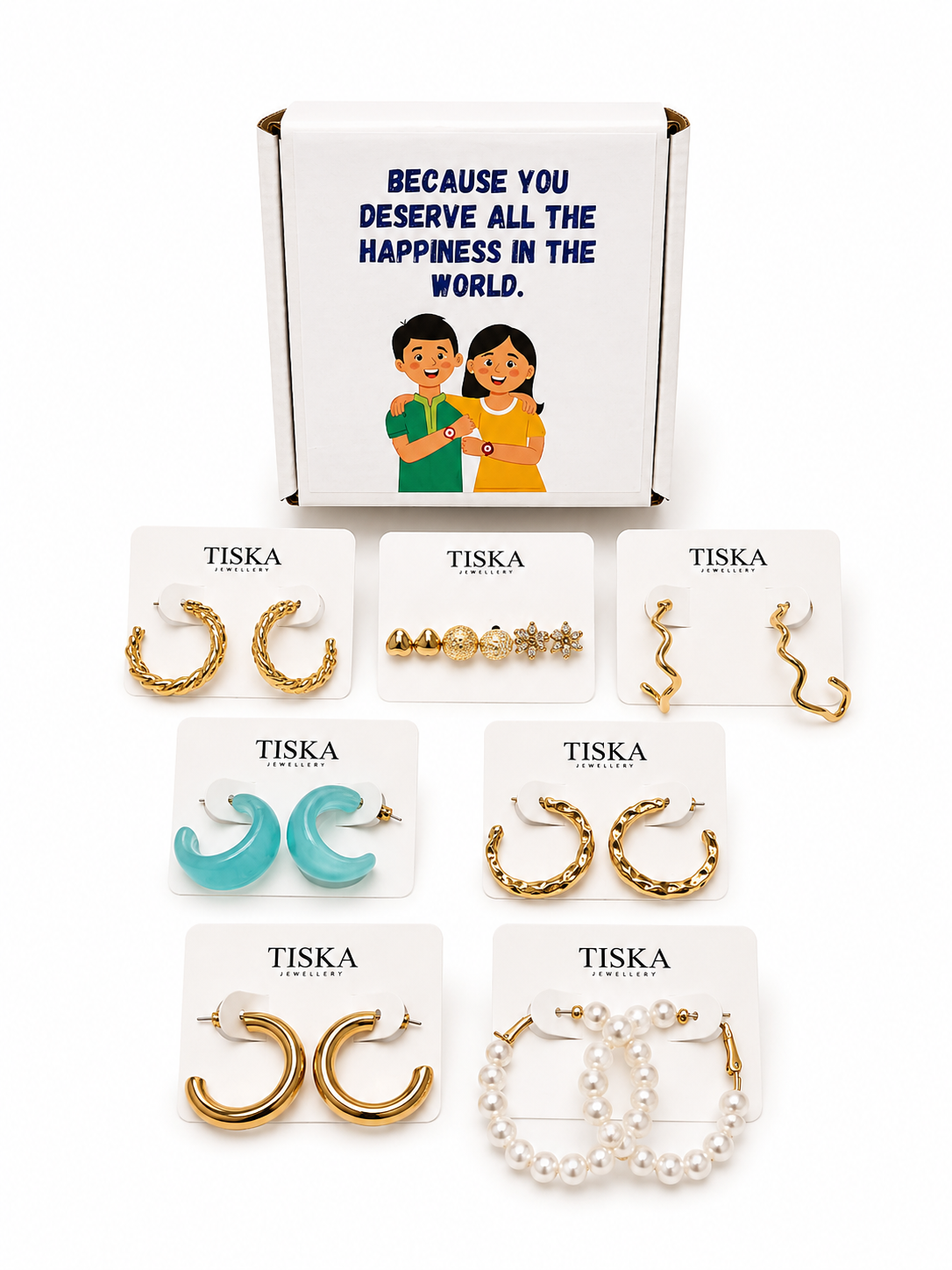 TISKA Sisterhood Luxe Raksha Bandhan Gift Box (