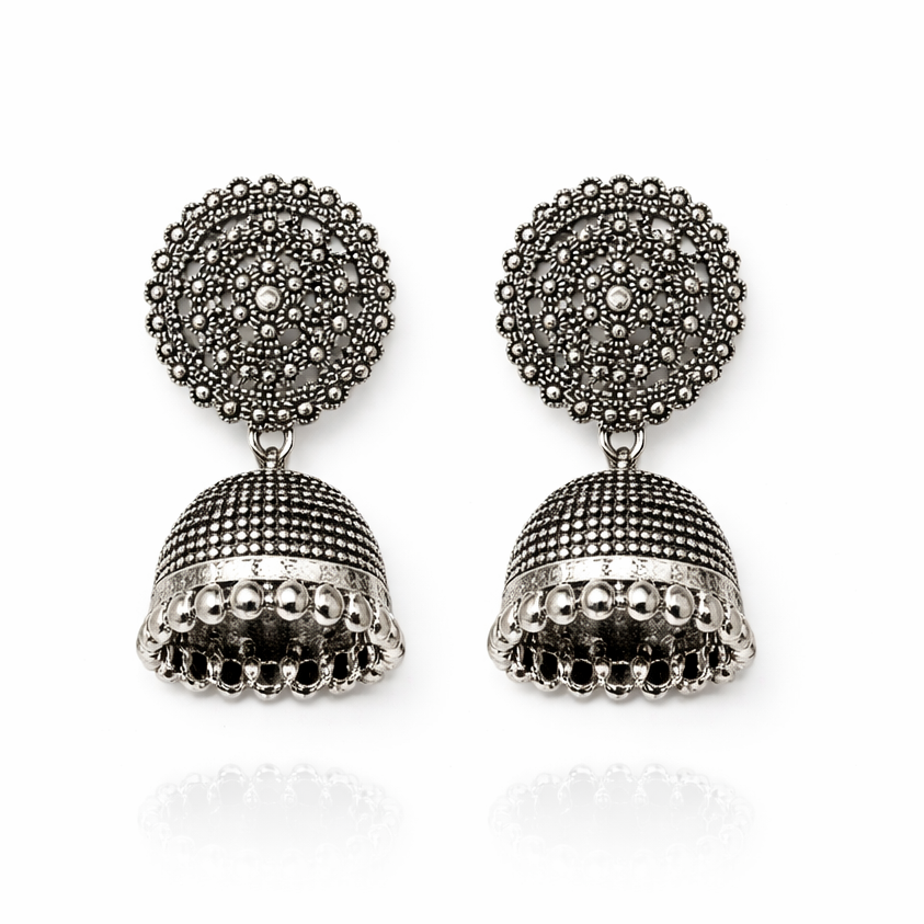 Noor Classic Stud Jhumka Earrings
