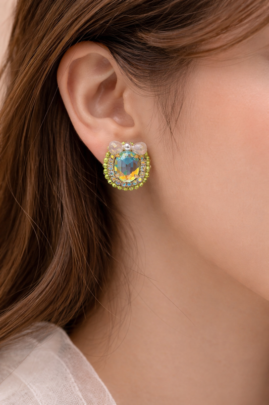 Iridescent Bloom Studs