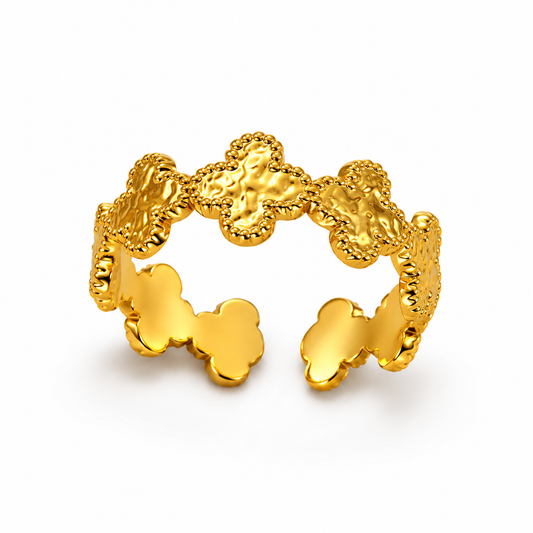 Regal Motif Band Ring