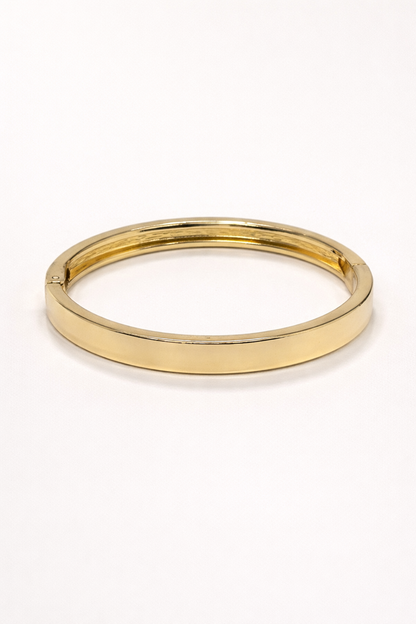 Classic Gold Sleek Cuff Bracelet ( Anti Tarnish)