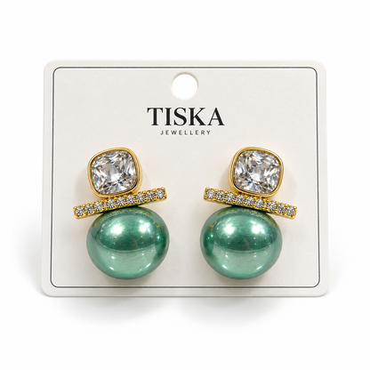 Celeste Pearl Drop Earrings