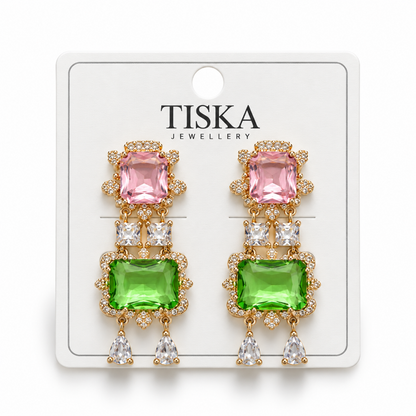 Aurora Luxe Crystal Drop Earrings | Swarovski