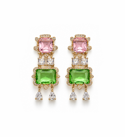 Aurora Luxe Crystal Drop Earrings | Swarovski