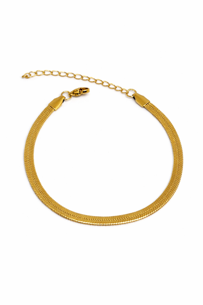 Flat Snake Classic Chain Bracelet
