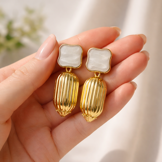 Pearl Luxe Drop Earrings