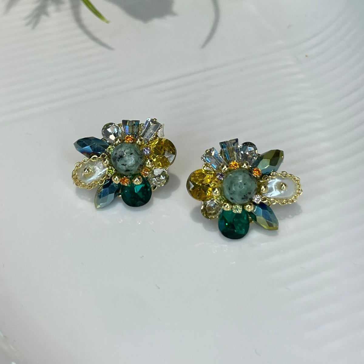 Mystic Bloom Studs Earrings