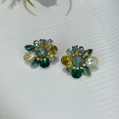 Mystic Bloom Studs Earrings