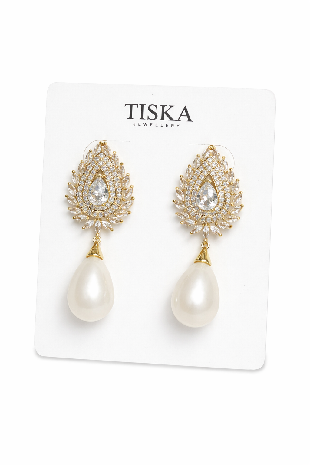 Royal Pearl Drop Earrings
