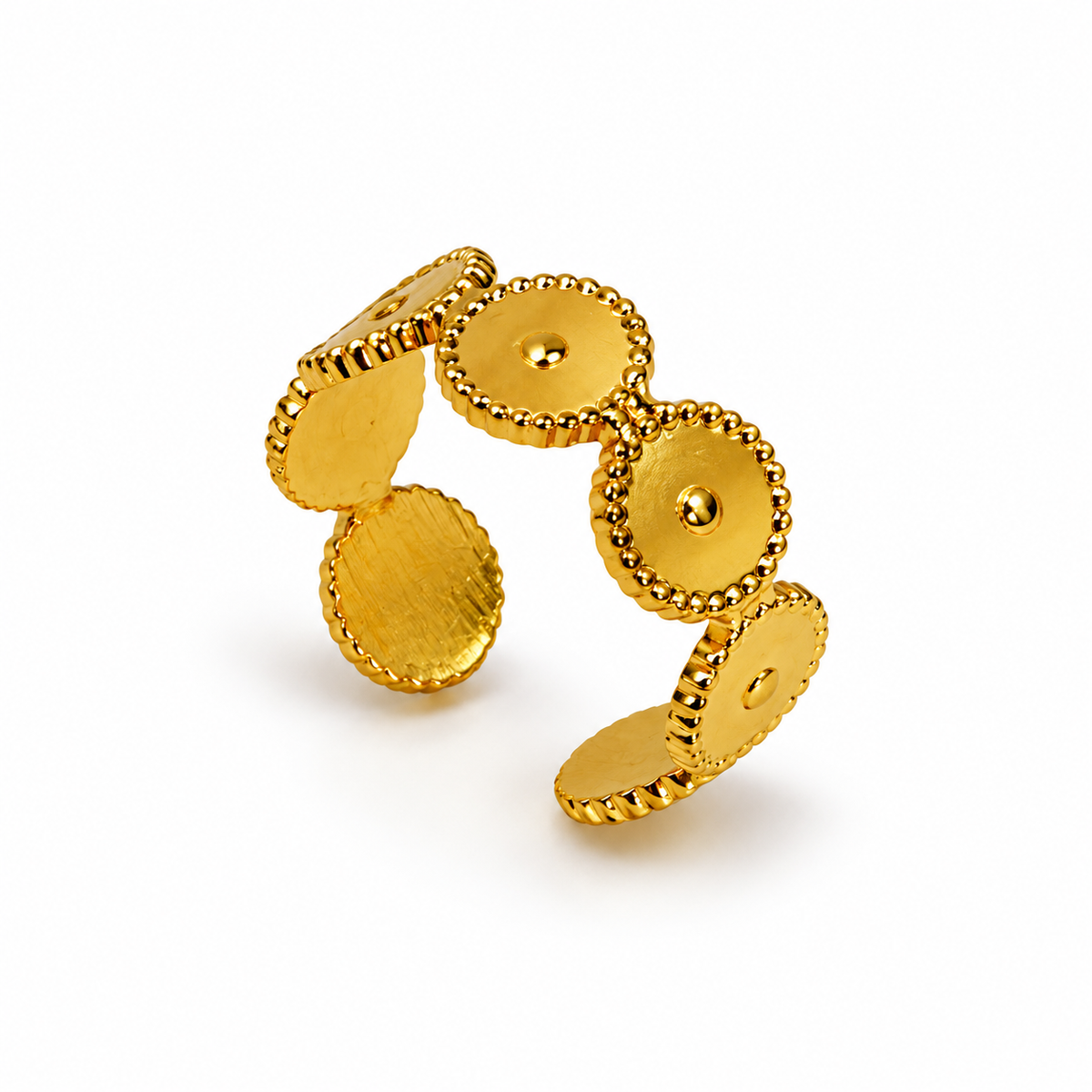 Aurelia Gold Disc Statement Ring
