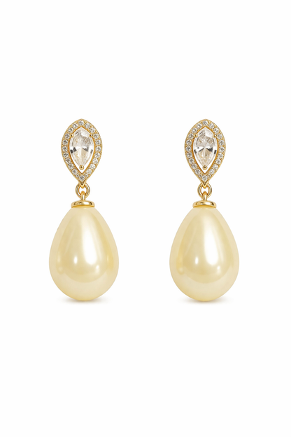 Pearl Drop Elegance Earrings