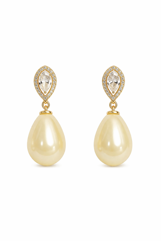 Pearl Drop Elegance Earrings