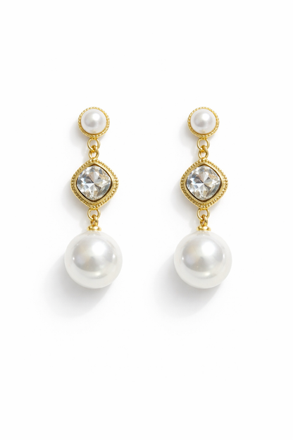 Moonlight Pearl Elegance Earrings
