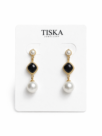 Moonlight Pearl Elegance Earrings