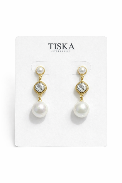 Moonlight Pearl Elegance Earrings
