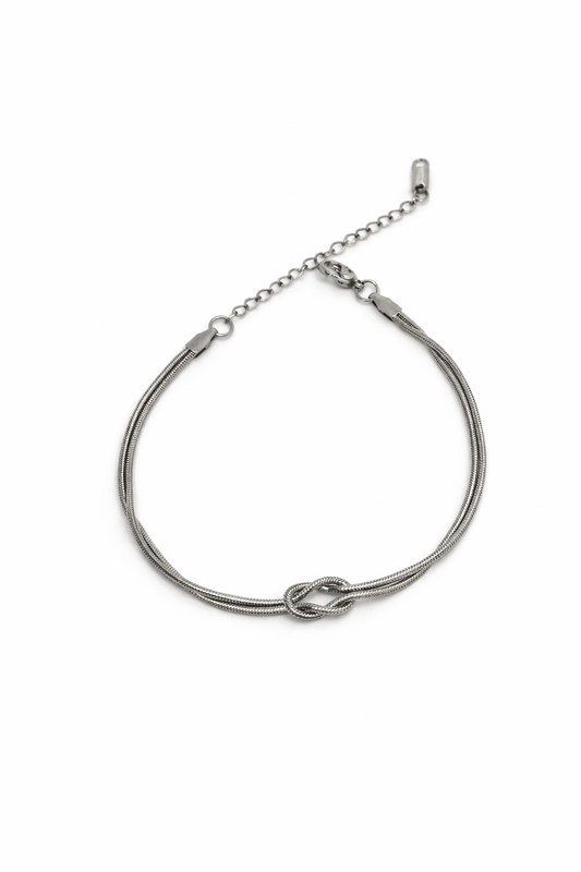 Infinity Knot Chain Bracelet (Gold & Silver)