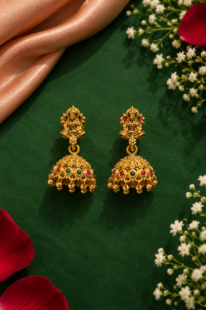 Rajyalakshmi Premium Matte Finish Necklace Set