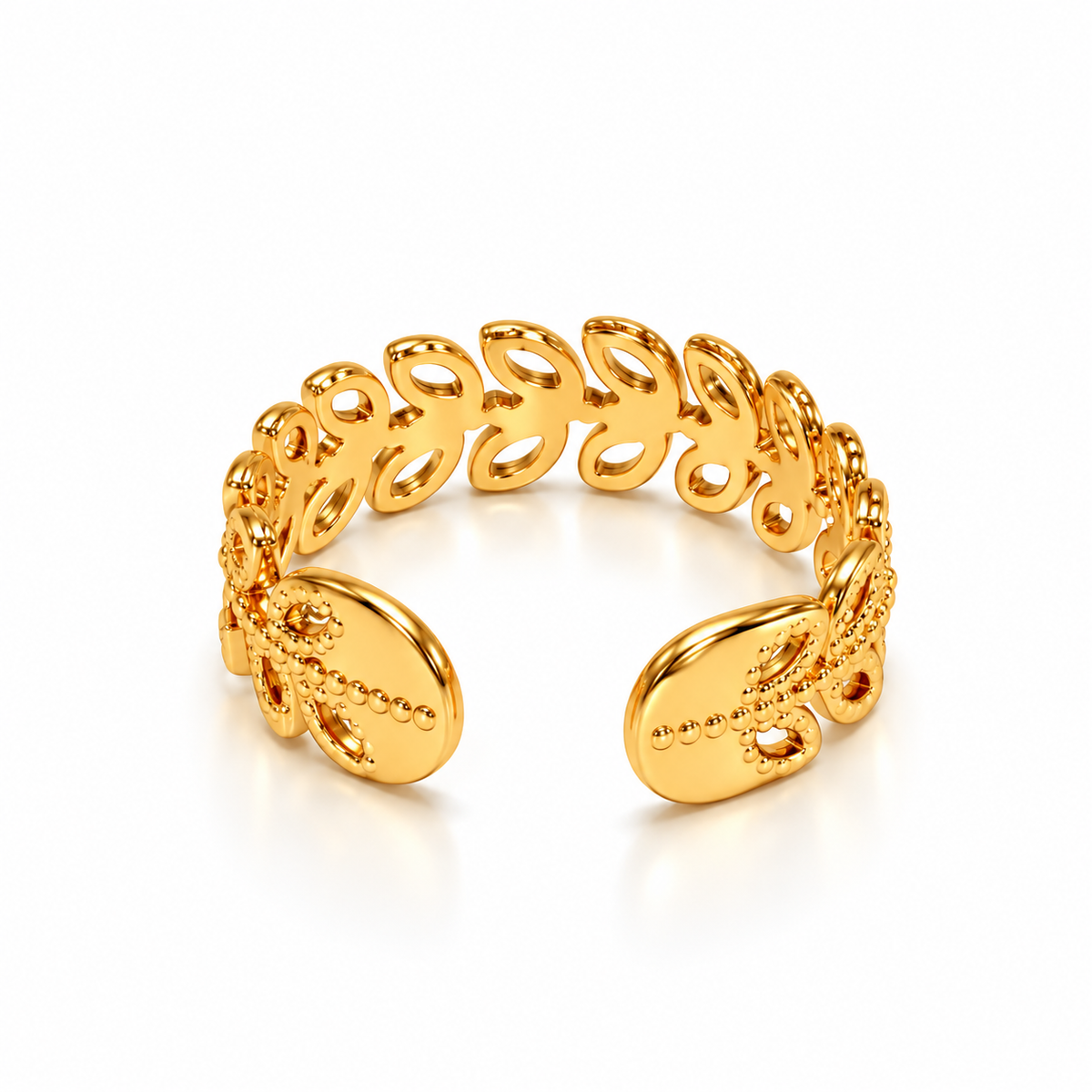 Olivia Gold Leaf Ring