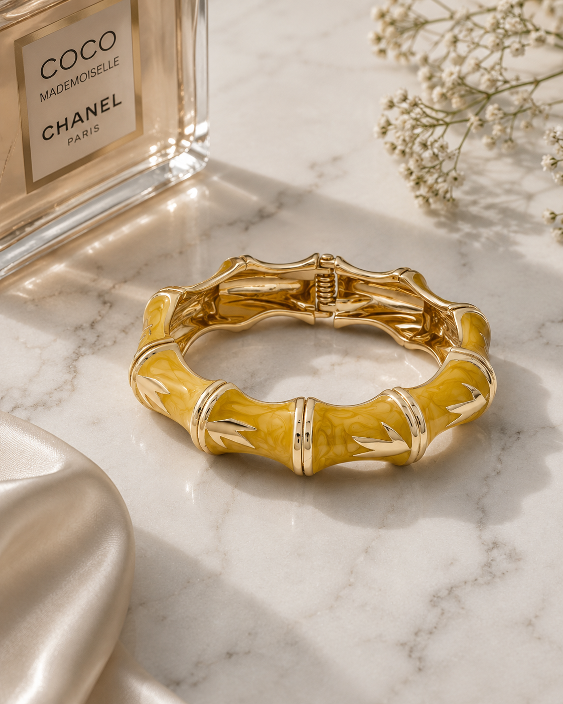 Monaco Luxe Bamboo Kada Bracelet