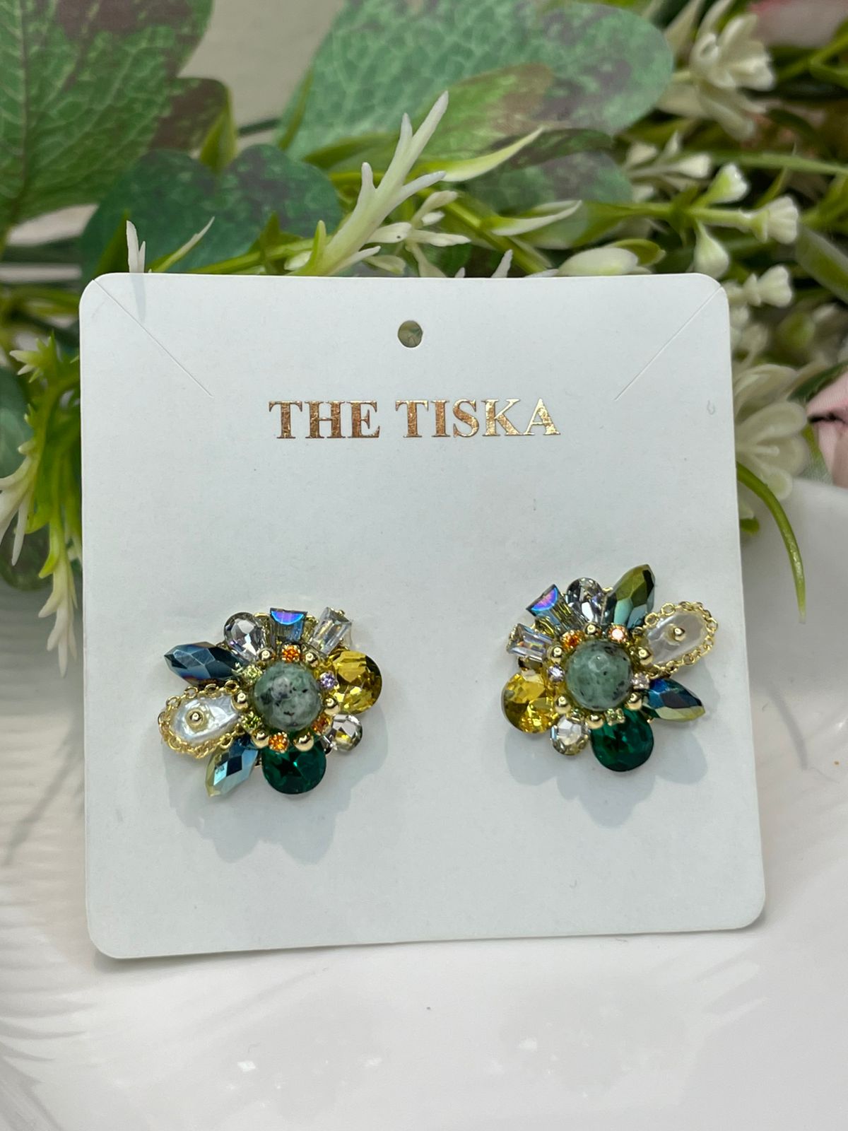 Mystic Bloom Studs Earrings