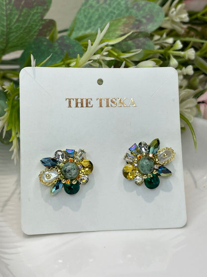 Mystic Bloom Studs Earrings