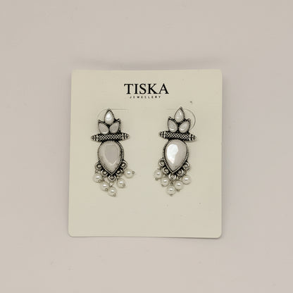 Ivory Grace Pearl Drop Earrings