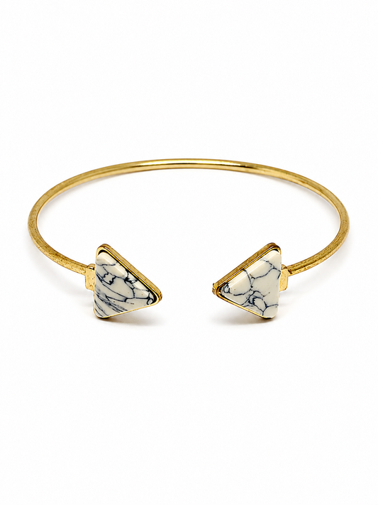 Ivory Arrow Luxe Cuff