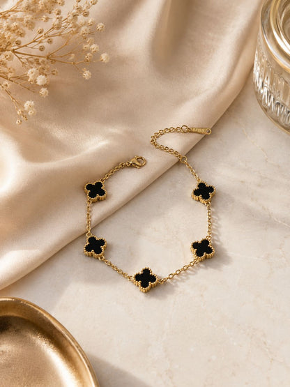 Noir Clover Luxe Bracelet