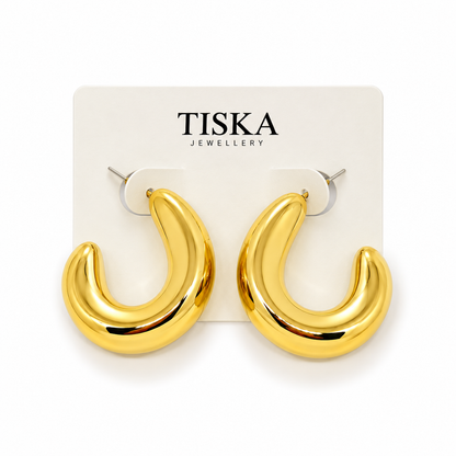 Siena Gold Hoops Earrings
