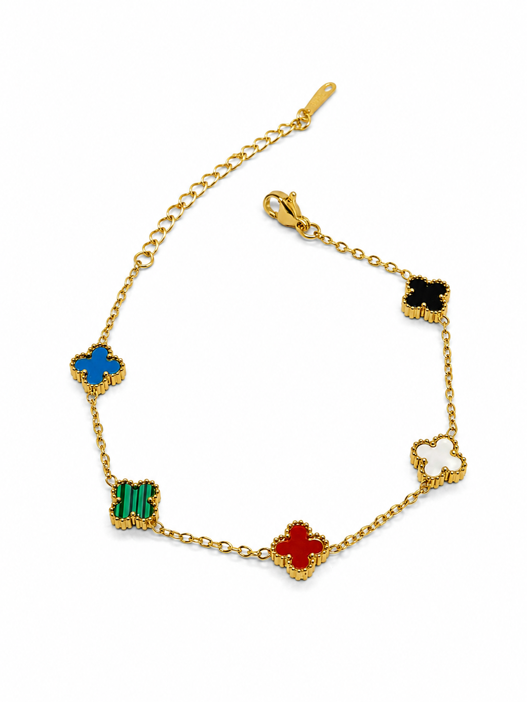 Aurora Clover Luxe Bracelet - Multicolour