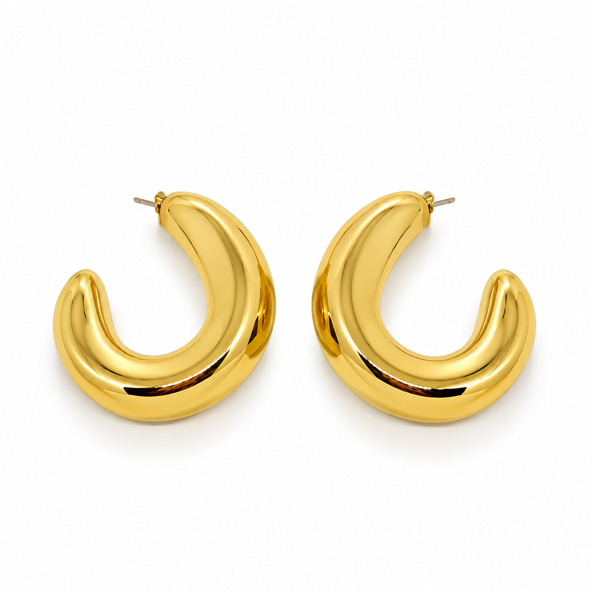 Siena Gold Hoops Earrings