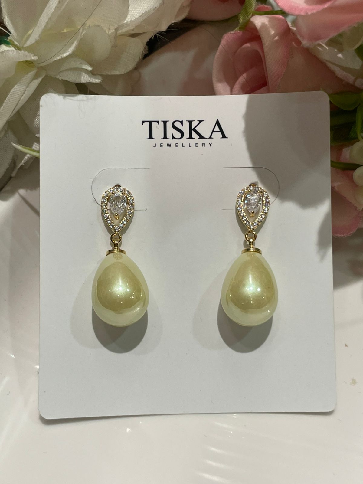 Pearl Drop Elegance Earrings