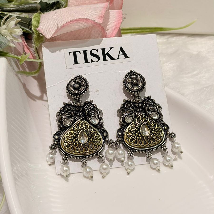NoorRaj Pearl Statement Earrings