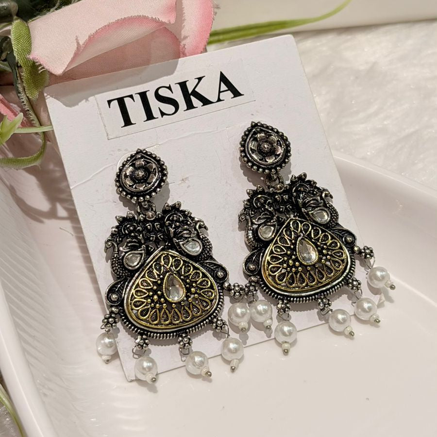 NoorRaj Pearl Statement Earrings