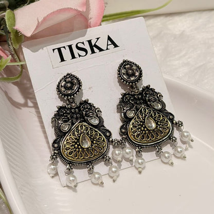 NoorRaj Pearl Statement Earrings