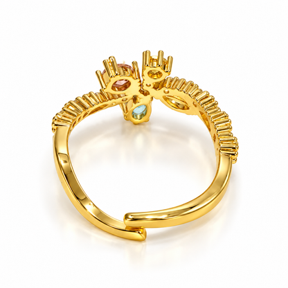 Pastel Crystal Ring