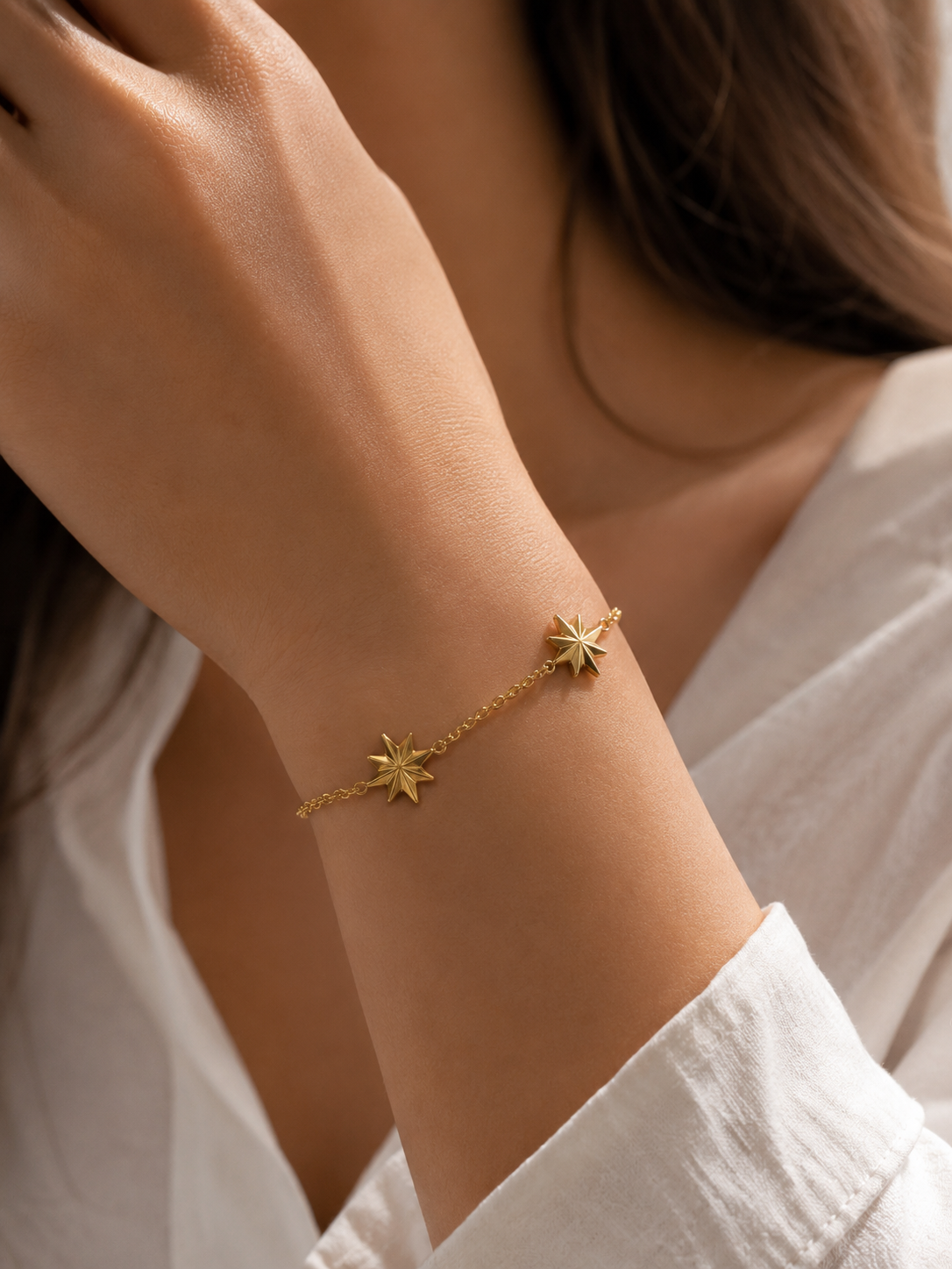 Celestial Star Bracelet (Anti-Tarnish)