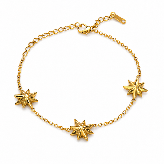 Celestial Star Bracelet (Anti-Tarnish)
